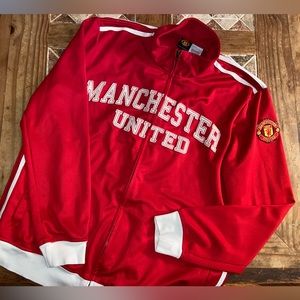 Manchester United Football (Soccer) Full Zip Retro Official Jacket